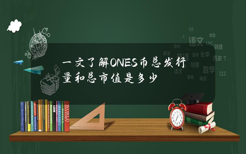 一文了解ONES币总发行量和总市值是多少？